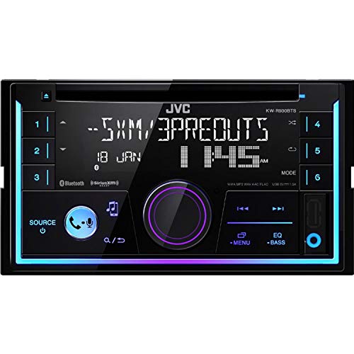 JVC Magnet KW-R930BT Double Din Car CD AM/FM Player Receiver with Bluetooth/iPhone/Android + Magnet Phone Holder JVC Magnet KW-R930BT Double Din Car CD AM/FM Player Receiver with Bluetooth/iPhone/Android + Magnet Phone Holder